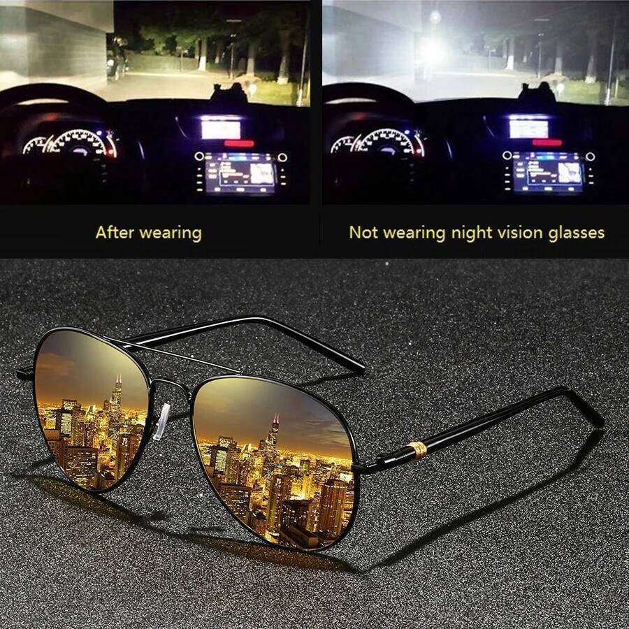 Fashion Vintage Metal Frame Sunglasses Men Women Fishing Driving Man Luxury Brand Sun Glasses Anti-Glare Eyewear UV400 Z260127