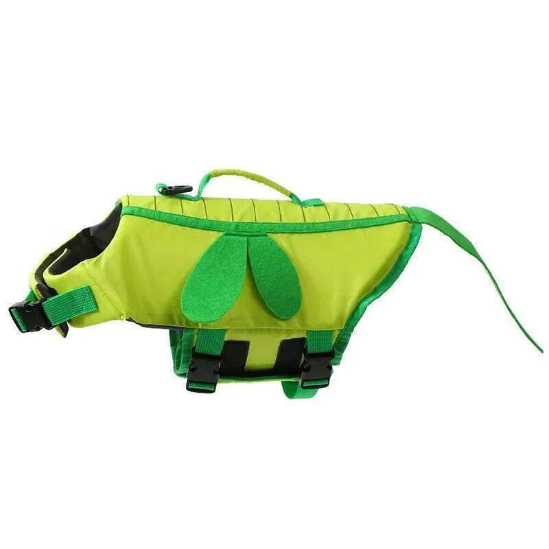 Jacket Life Vest Collar Harness Dog Swimming Summer Swimwear Little Bee Pet Clothes XJ260127