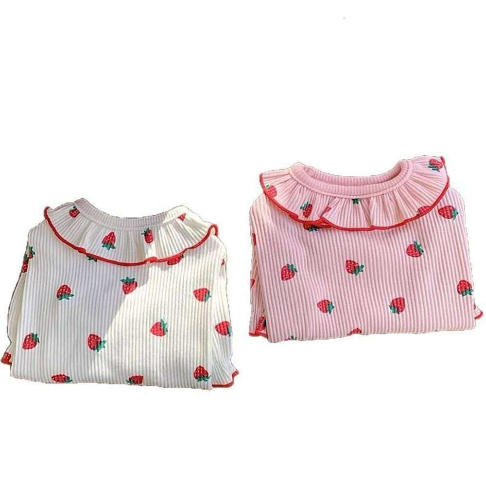 Strawberry Summer Breathable Cat Cute Clothing for Small Dog Vest Ruffled Collar Pet Clothes