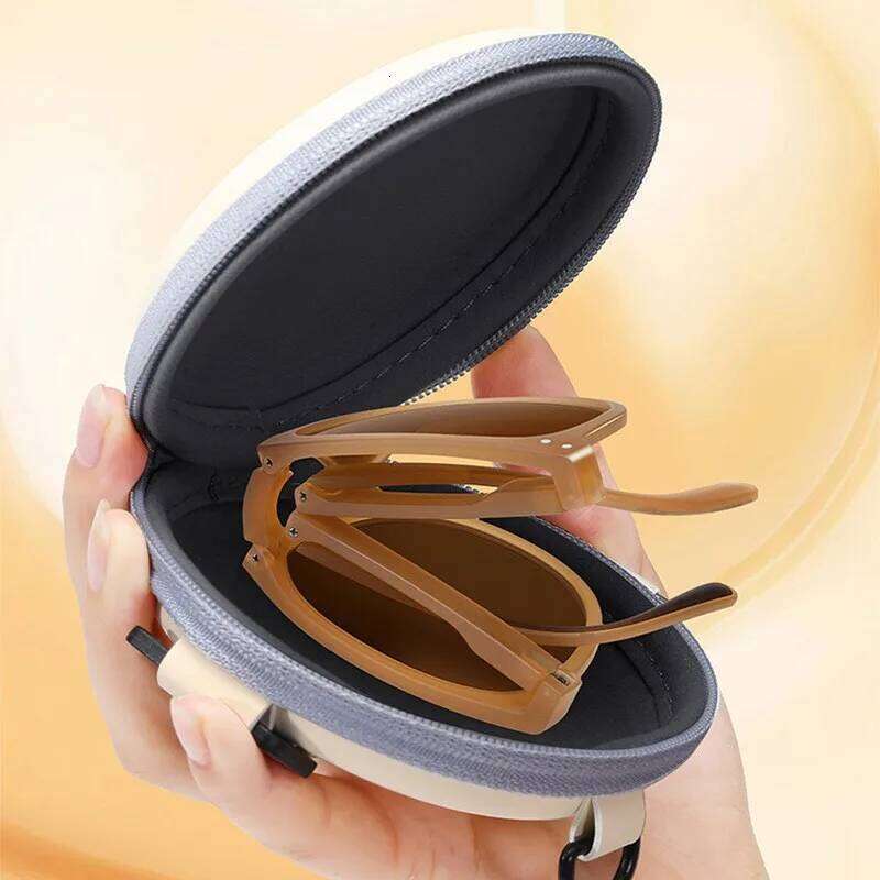 Folding Portable Sunglasses Clips Polarized UV400 Anti UVA UVB Oversized Square Flip Up Sun Glasses Lentes De Sol Mujer Z260127
