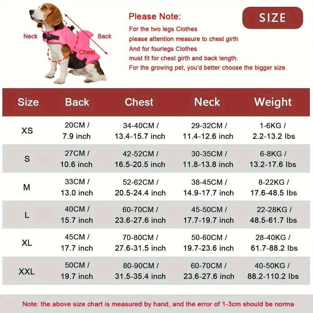 Shark Fin Puppy Life Adjustable Swimming Safety Jacket with Handle Dog Surfing Vest XJ260127