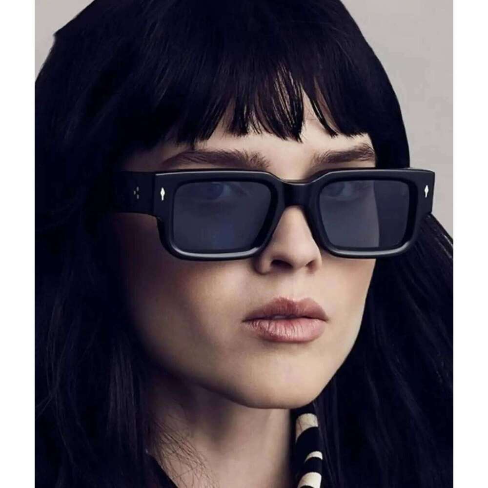 2026 EYLRIM Square Frame Sunglasses for Women Men Trendy Chunky Rectangle Sun Glasses Black Shades UV400 Protection 26Y0127 - view 4