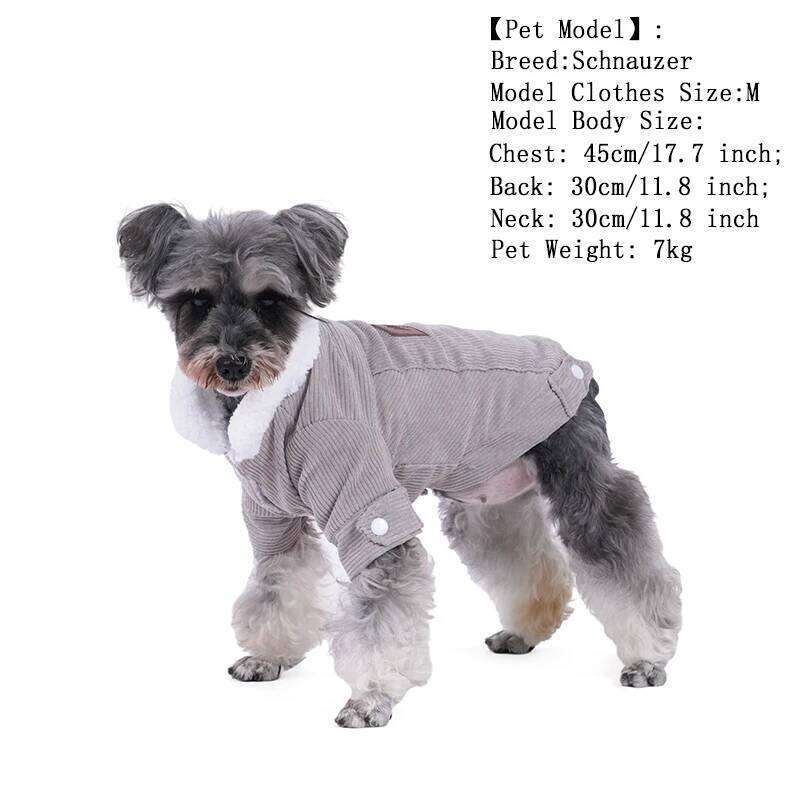 Winter Warm Dog Clothes For Small Medium Dogs Cats Fleece Puppy Kitten Jacket Coat Schnauzer Yorkshire Chihuahua Pet Costume XJ260127