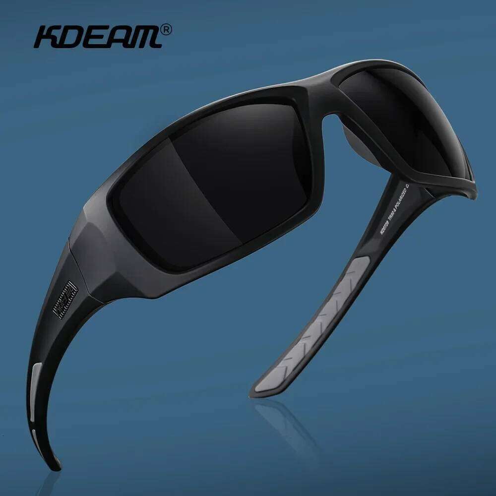 Brand KDEAM New Polarized Fishing Sunglasses for Men Women TR90 Frame Comfortable Anti Slip Luxury Design Fashion Sports Goggles Z260127