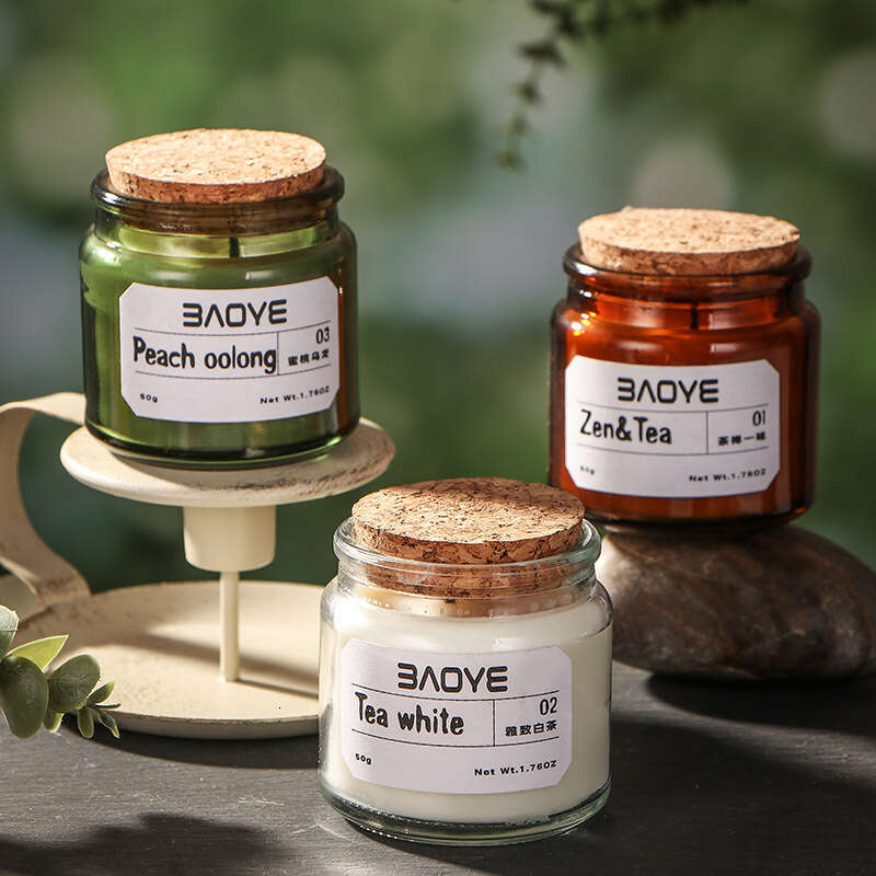 Aromatherapy Series Plant Soy Wax Tea Scent Indoor Decoration Diffuser Fragrance Candle Niche High-end Manufacturer Y260127