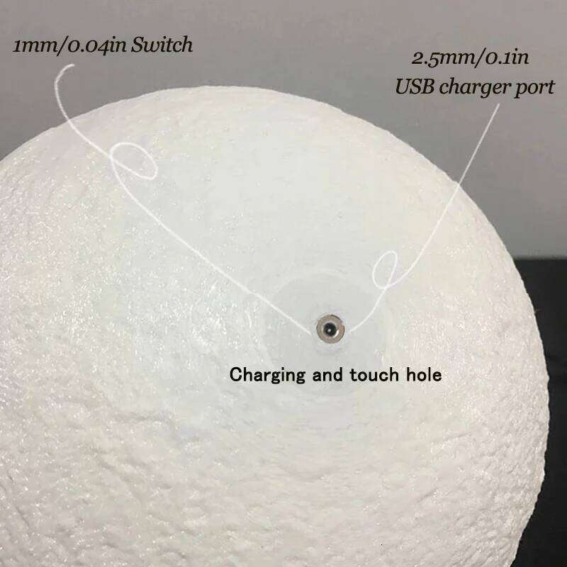 3D LED Moon Lamp Nightlight Fairy Table Bedroom Bedside Cute Kids Night Light for Room Birthday Party Decoration Christmas Gifts Z260127