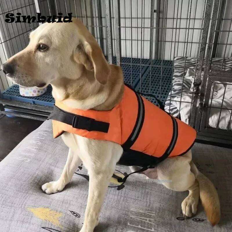 Dog Reflective Adjustable Pet Swimwear Safety Vest Surfing Sailboat Enhanced Buoyancy Puppy Life Jacket XJ260127