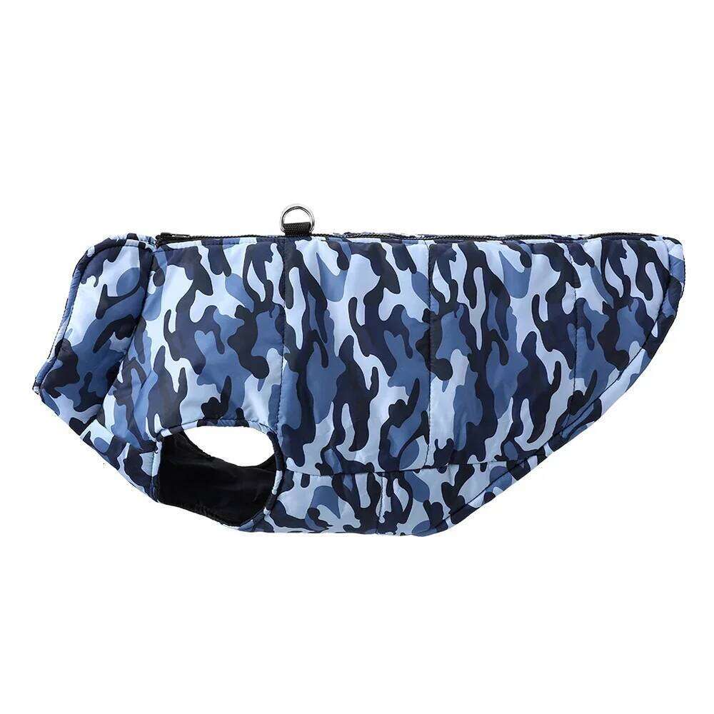 Winter Pet Clothes Warm Windproof Big Dog Jacket Coat for Medium Large Dogs Costume Camouflage Print Golden Retriever Outfits XJ260127