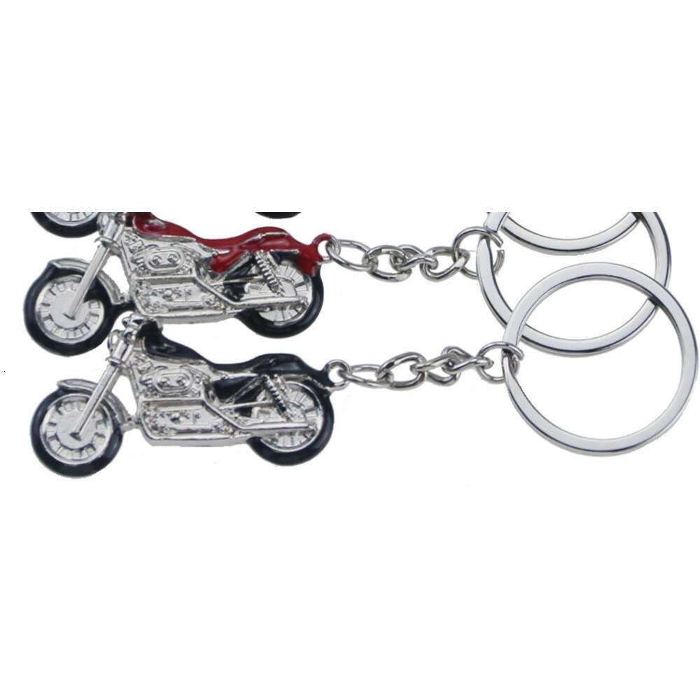 Metal Personality Simulation Model Key Ring Oil Drip Harley Motorcycle Craft Keychain S260126 5c8