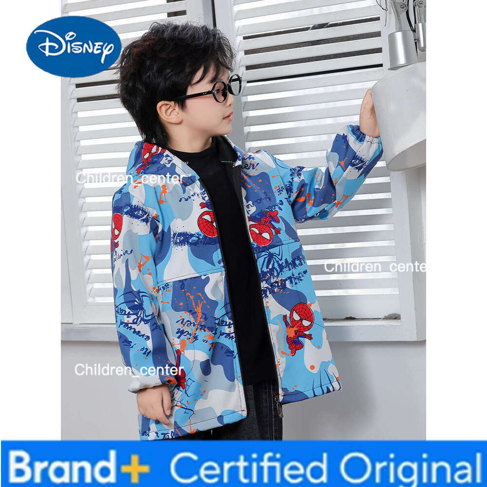 Disney Children's Hooded Coat - Waterproof Model for Autumn/Winter - New Style Girls' Hooded Shirt - Baby/Child Eating Protection Coat - Ant