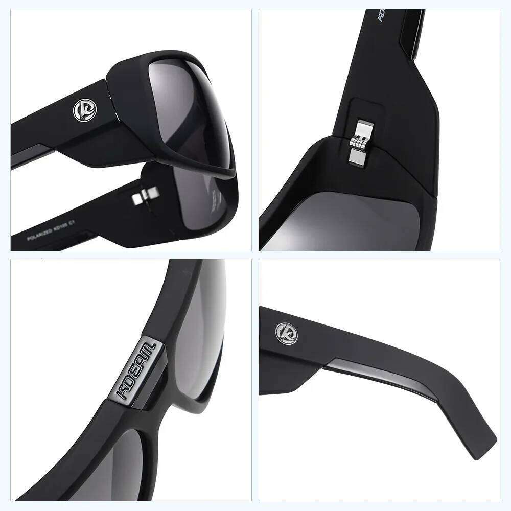 KDEAM New Large Frame Polarized Men Sunglasses Luxury Brand Windproof Driving Glasses Fishing Eyewear Fashion Women Eye Z260127