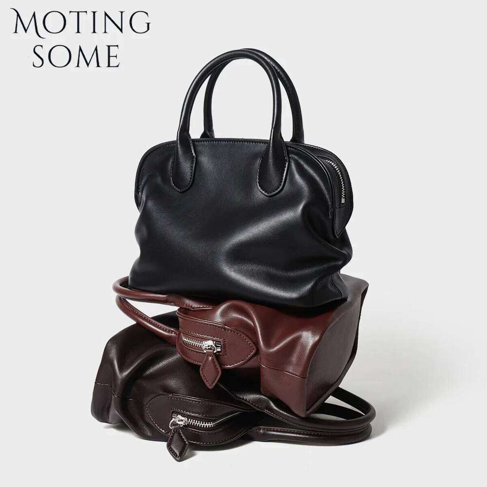 Fashionable Women Shell Bag Luxury Genuine Leather Designer Bags Shoulder Cowskin Purse Mini Tote New In Handbag Suotong260127