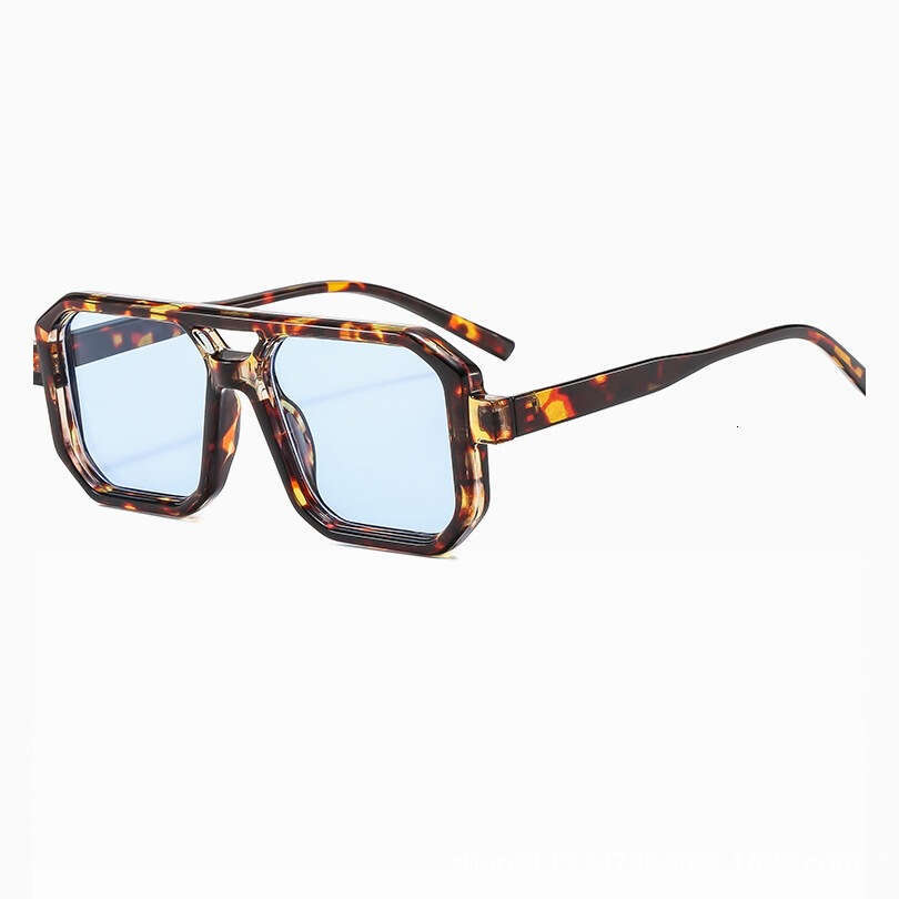 European Sunglasses American Retro Pilot Double Bridge Metal Accents for Driving and Outdoor Fashion 1 High Quality Texture