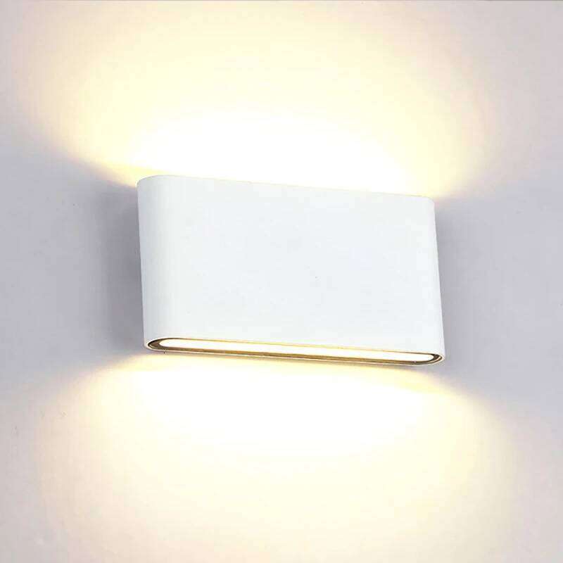 Nordic Light Aluminum IP65 Waterproof Indoor Wall Lamp Up Down Corridor Lights for Home Stairs Bedroom Bedside Lamps Z260127