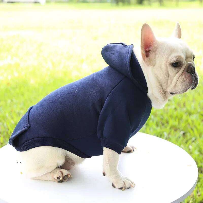Autumn Winter Hoodies Warm Coat Sweater Small Medium Dog Puppy Cat Jacket Pet Clothes Chihuahua French Bulldog Costume XJ260127
