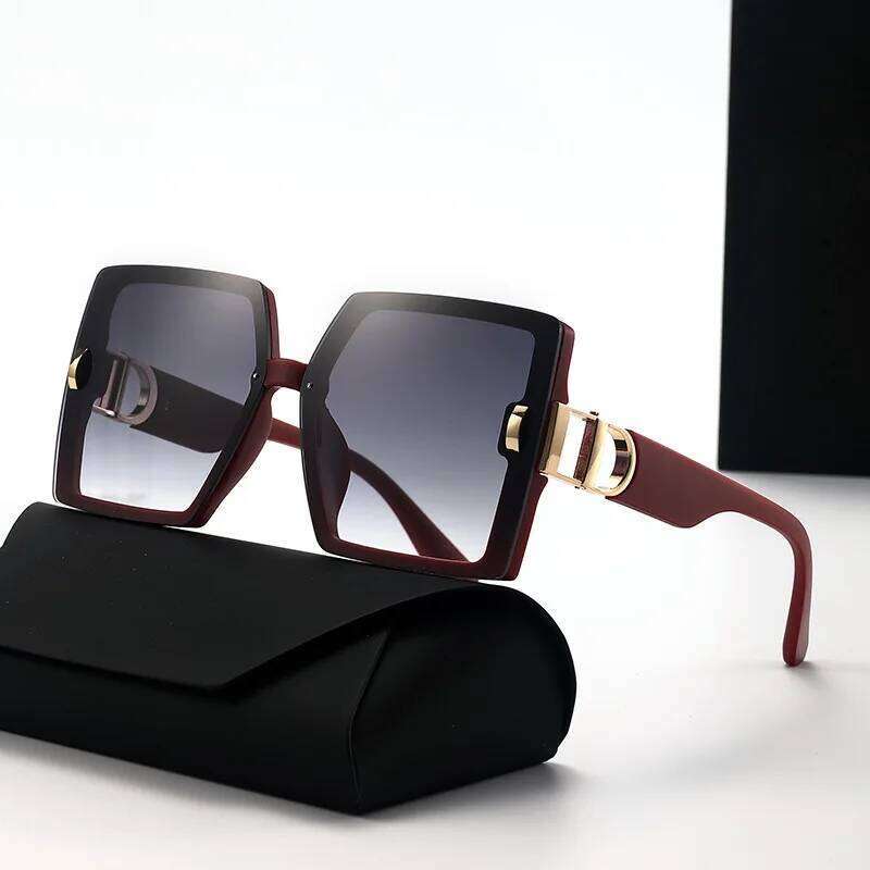2025 new high-end large frame D-mill sunglasses for womenDS-25022 26Y0205