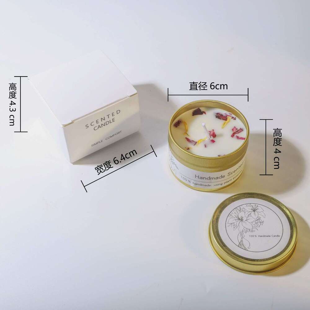 Cross-Border Soy Wax Dried ?Wedding Souvenirs Birthday Gifts Flower Fragrance Aromatherapy Candle Y260127