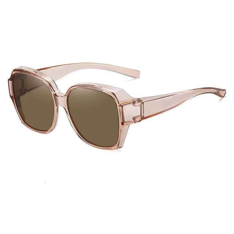 Fashion Round Polarized Sunglasses Cover Over Myopia Prescription Glasses Portable Men Women Vintage Fishing Driving Eyewear Z260127