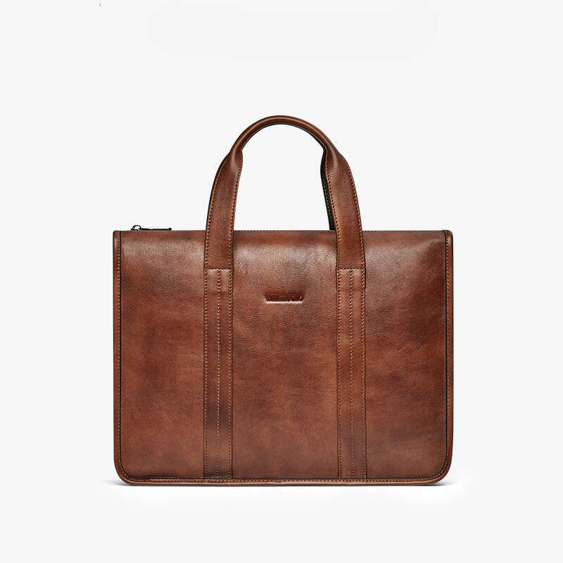 Luxury Shoulder Bags Totes Hobo Bag Genuine Men S Handbag Crossbody Fashion Business Briefcase Leather Bag For SENYY