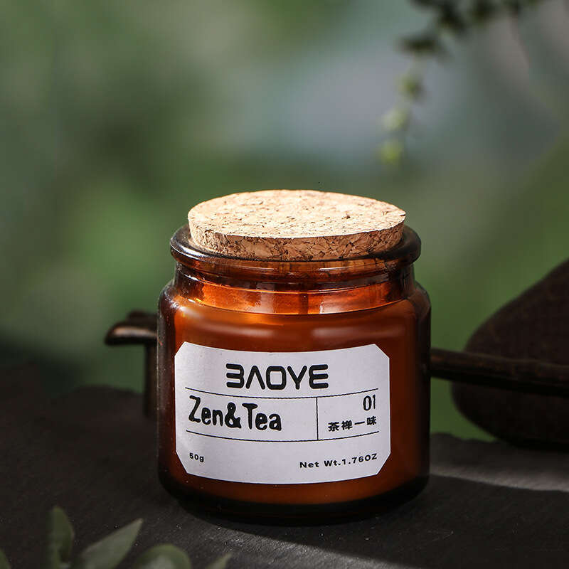 Aromatherapy Series Plant Soy Wax Tea Scent Indoor Decoration Diffuser Fragrance Candle Niche High-end Manufacturer Y260127