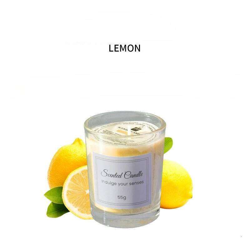 Candle/Gift Box with Floral Fragrance, High-end Glass Cup, Soy Smokeless Scented Candles, Birthday Gifts, Souvenirs Y260127