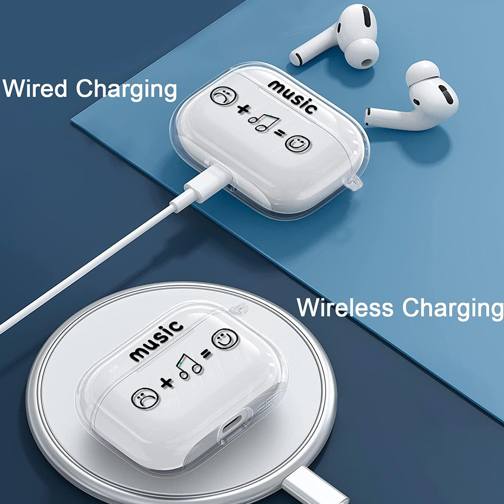 Creative Music Expression Graffiti Headphone Protective Case Cover for Airpods1/2/3 Apple Bluetooth Headset