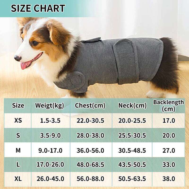 Breathable Stress Relieving Dog Lightning Protection Jacket for Anti Anxiety Vest Keeps Pets Calm XJ260127