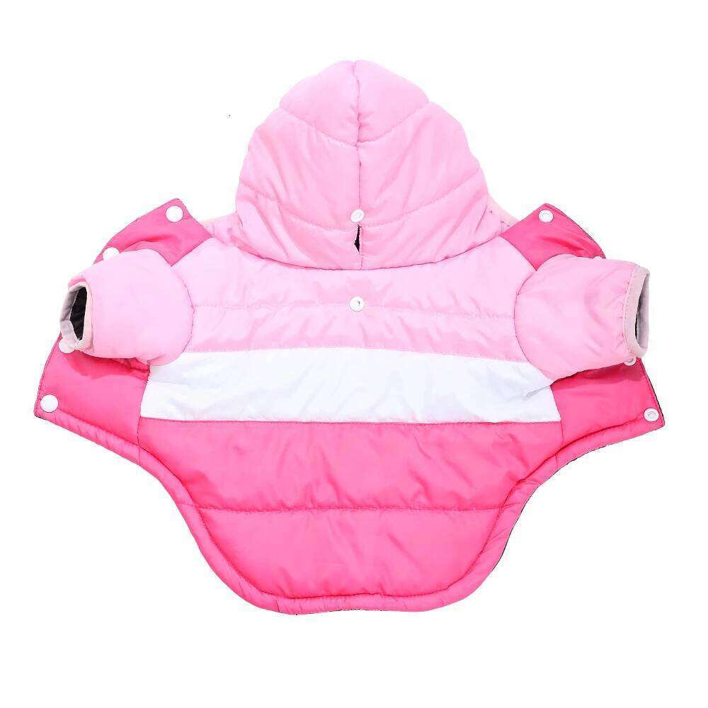 Thicken Dog Jackets Winter Windproof Warm Puppy Clothes For Small Medium Dogs With D-ring Fleece Chihuahua Yorkie Pet Outfits XJ260127