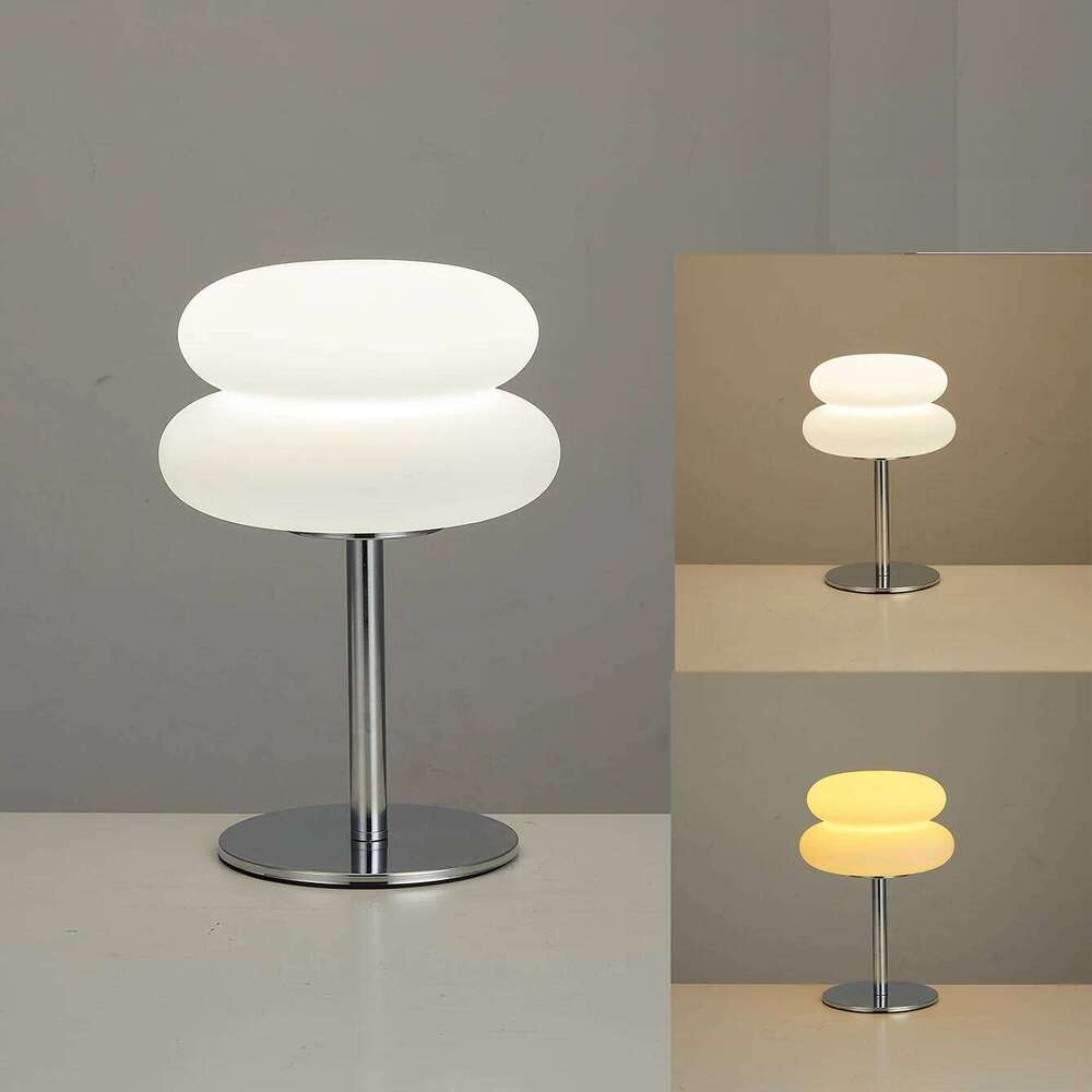 Lamp bedside plastic lampshade LED lamps mushroom table lamp USB Plug 9-level brightness dimming ambient lightNot glass Z260127