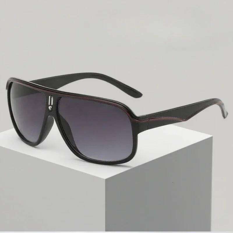 2025 Summer New Fashionable Large Frame for Outdoor Driving Clear UV400 Sunscreen Men's and Women's Sunglasses Z260127