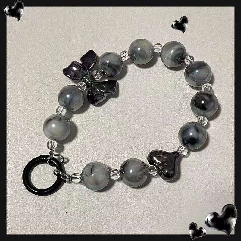 Korean Style Ins Beaded Bracelet Universal Diy Handmade Mobile Phone Accessories Anti-fall Pendant Net Red Female Chain Lanyard Anti-drop S260126