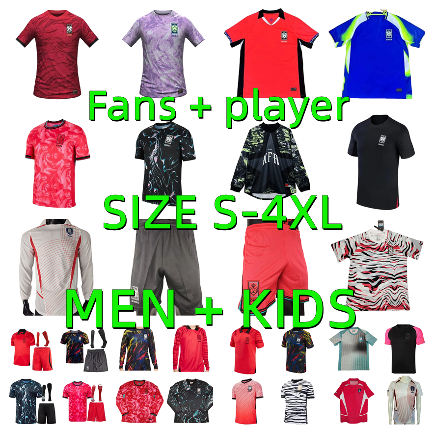 2025 2026 HEUNGMIN GUESUNG South Korea soccer jerseyS 20 21 22 24 25 26 SON KIM HWANG LEE JEONG SUNG LEE KWON Home Red National team Football shirt uniform Men kids kit