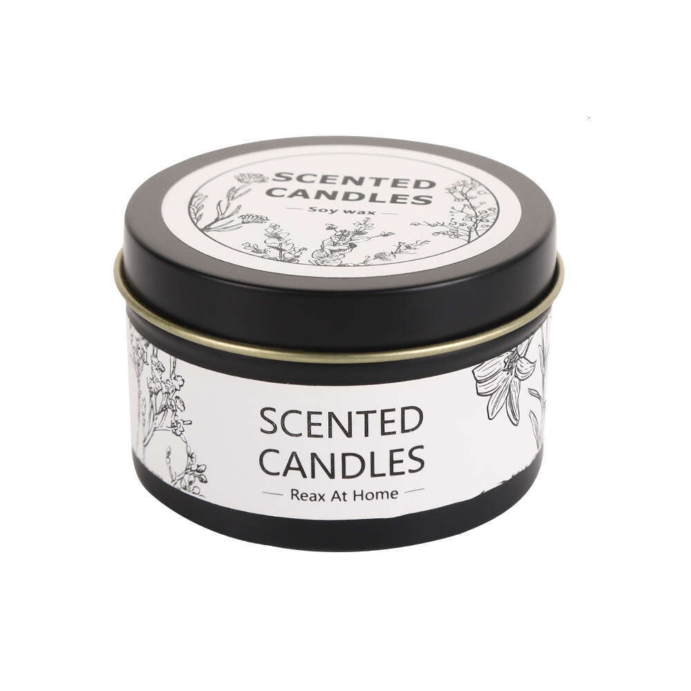 Creative Tinplate Aromatherapy Home Soy Wax Tin Can Gift SPA Essential Oil Candle Fragrance Y260127