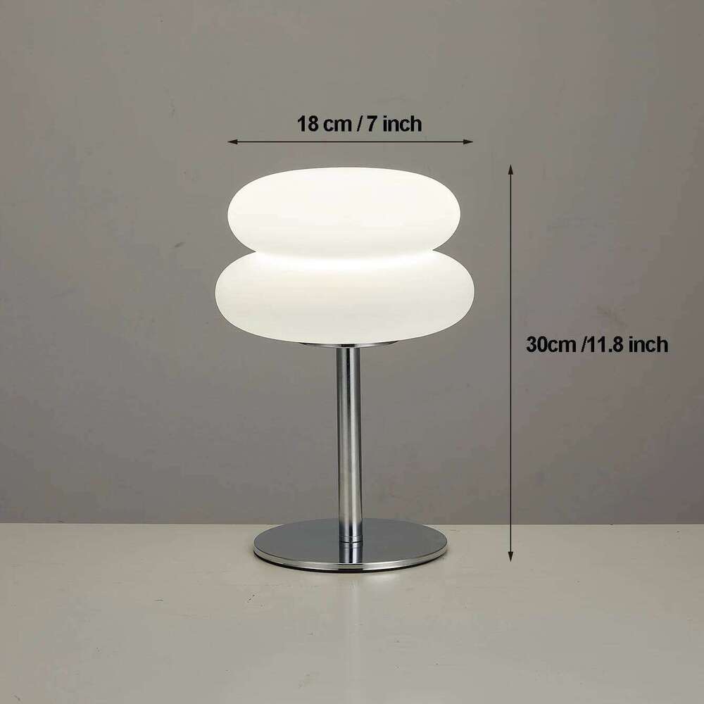 Lamp bedside plastic lampshade LED lamps mushroom table lamp USB Plug 9-level brightness dimming ambient lightNot glass Z260127