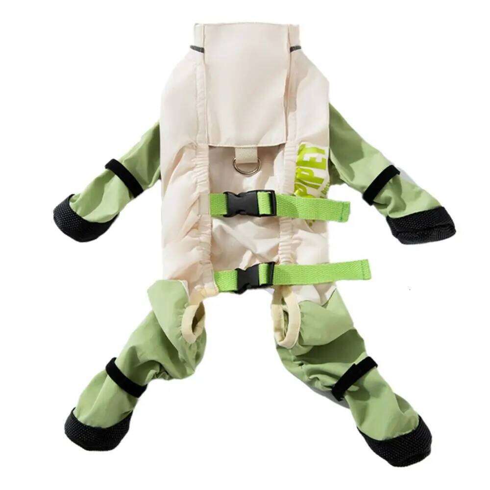 Reflective Stripe Pet Strolling Going Out Pants Back Adjustable Dust-proof Dog Boot Leggings Anti-Slip Full Leg Protection XJ260127