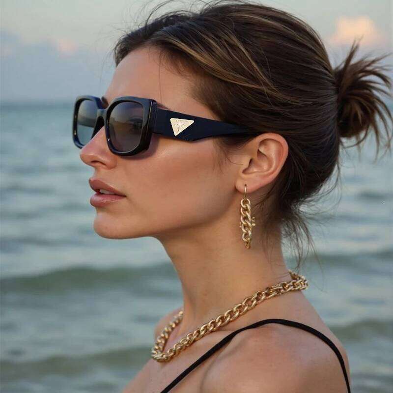 2025 New Luxury Premium Shades Black Brand Sunglasses Men Square Sun Glasses For Women Z260127