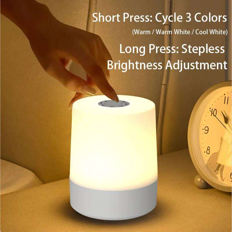 LED touch charging USB desk lamp with adjustable brightness, bedside night light suitable for bedroom decoration Z260127