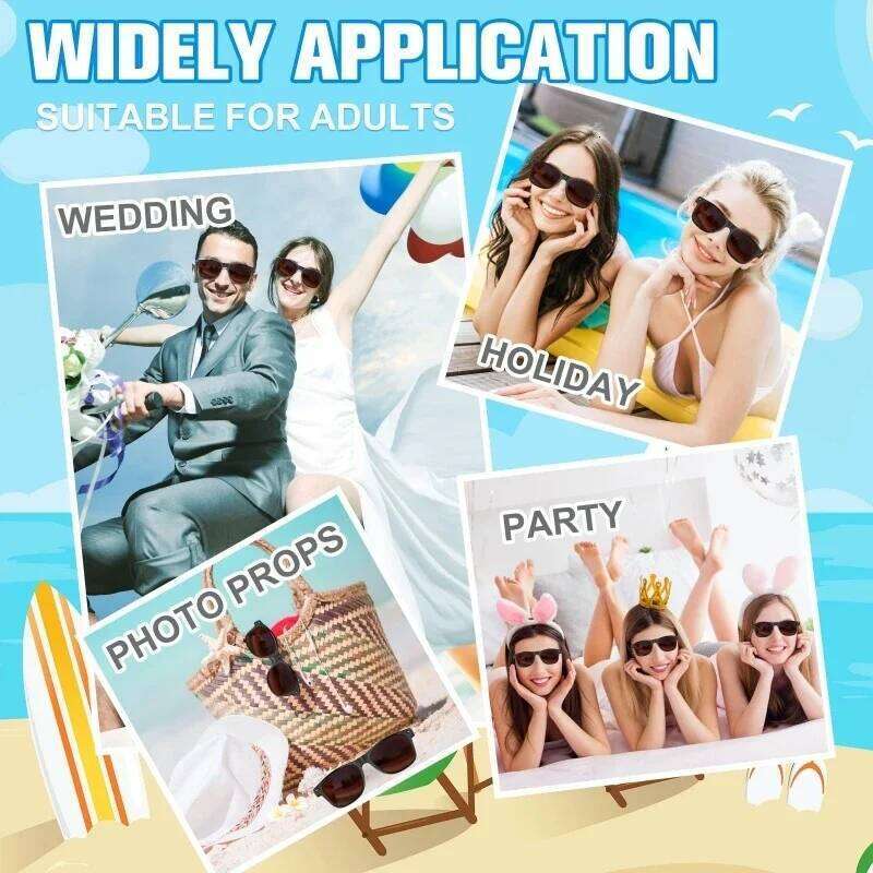 Square Bride and groom Shower Bridesmaid Gifts Wedding Supplies Bachelorette Party Gift Rice nail sunglasses Z260127