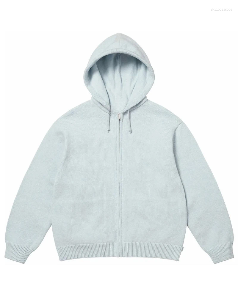 Men's Hoodies Zip Up Hoodie Fashion Harajuku Embroidered The Last Supper Pattern Oversized Sweatshirt Goth Personality Hip Hop