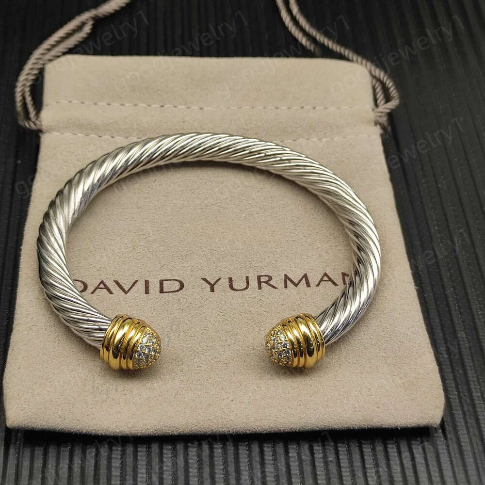 2026 NEW AAA David Yurmon Yurmanbracelet Designer Bangle Fashion Ilver Bangle Luxury Jewelry Pearl Women Men Bracelet Plated Gold D99
