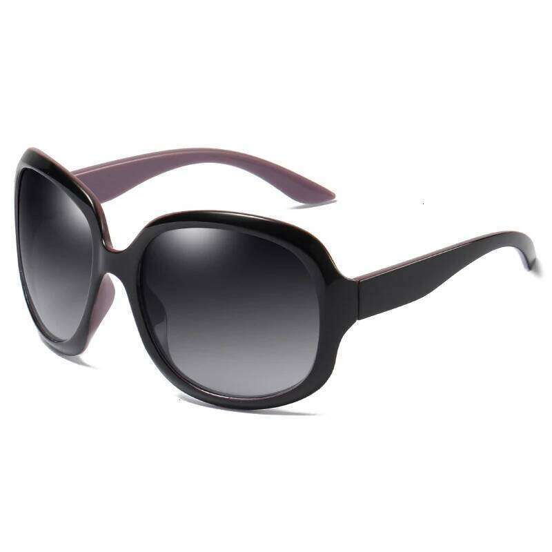 Brand Design Elegant Oversized Polarized Sunglasses Women Fashion Big Round Sun Glasses Ladies Vintage Outdoor Anti Glare Shades Z260127