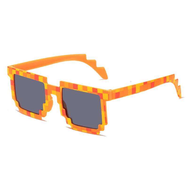 2025 New fashion Sun Hot Sale Sunglasses Creeper Glasses Novelty Mosaic Funny Goggles Boys Girls Pixel Eyewear Z260127