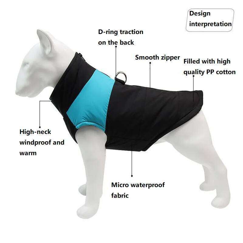Pet Clothing Coat Dog Jackets Small Luxury Clothes Puppy Vest Winter Jacket for Dogs XJ260127