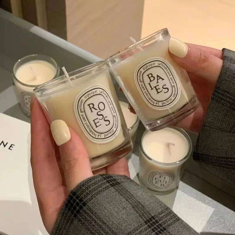 Winter Limited 5 Pcs Set 35g Aromatherapy Christmas Gift Box with Long-Lasting Fragrance for Home Decor Scented Candles Y260127