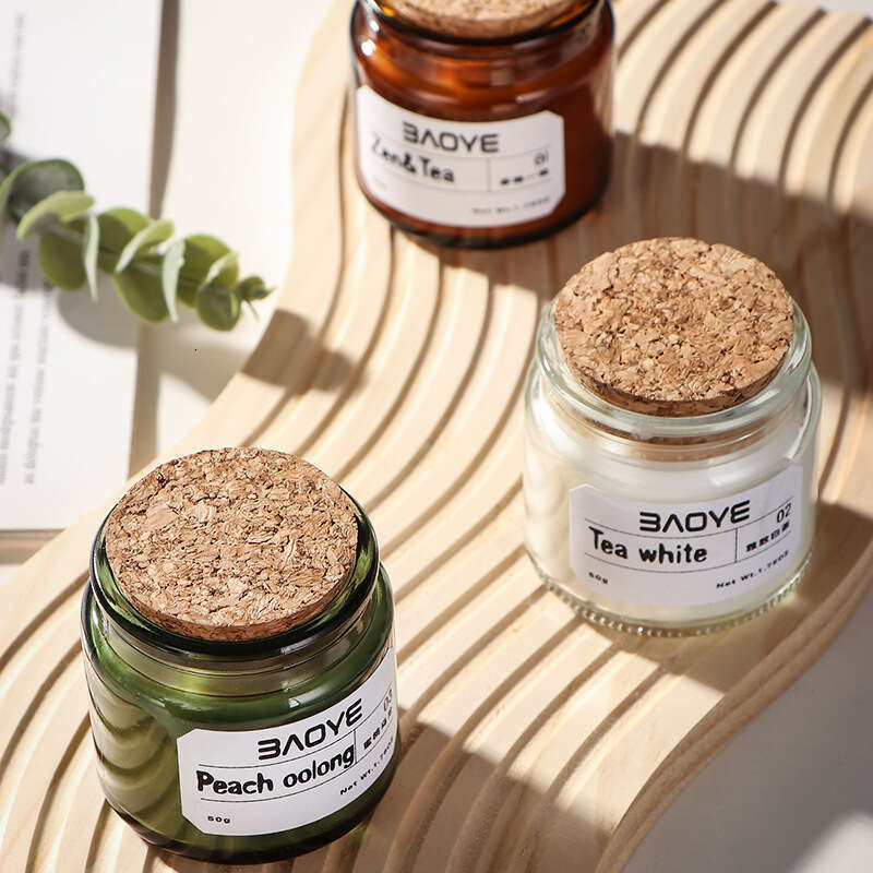 Aromatherapy Series Plant Soy Wax Tea Scent Indoor Decoration Diffuser Fragrance Candle Niche High-end Manufacturer Y260127