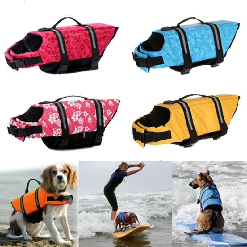 Summer Pet Life Vest Jacket Reflective Dog Clothes for Small Medium Large Dogs Yorkshire Shirts Puppy Swimwear mascotas Clothing XJ260127