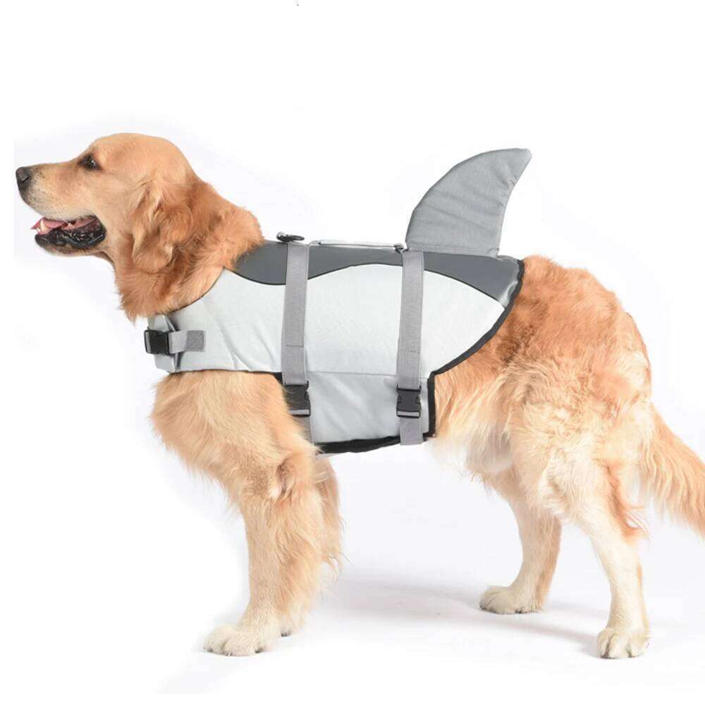 Lifevest Super Buoyancy Mermaid Shark Dog Life Jacket for Small Large Dogs Reflective Safe Puppy Swimsuit with Handle XJ260127