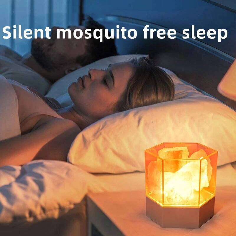 E5 LED Natural Himalayan Crystal Rock Salt Night Table Lava Lamp USB Plug Meditation Home Room Bedroom Decoration Z260127