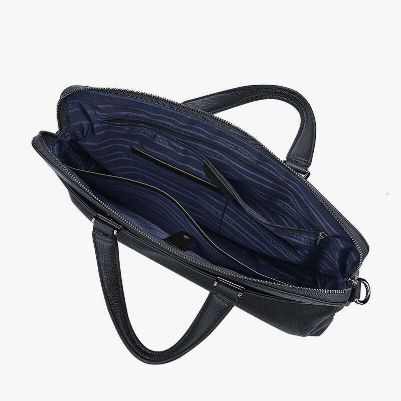 Luxury Shoulder Bags Genuine Leather Business Large Capacity Men S Briefcase Cowhide Casual Polo Laptop Bag SENYY