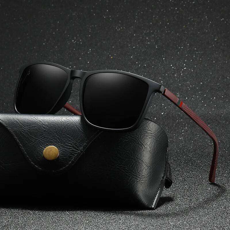 2025 New Men's Business Polarized Square Frame Fashion Sunglasses Outdoor Fishing Driving Z260127